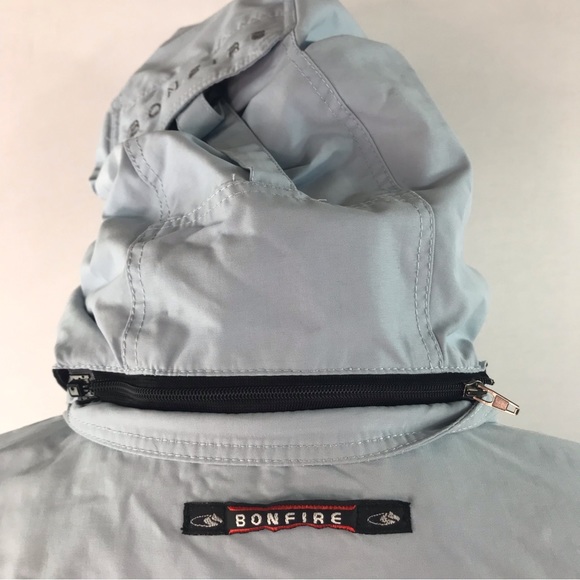 Bonfire Snowboarding Silver Series Light Blue Waterproof Jacket Size L - Picture 7 of 17